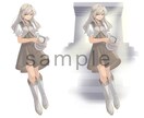 SNS用のアイコンイラストを作成します 胸上・簡単な背景/2,000円(その他オプション対応あり) イメージ9