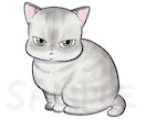 愛猫ちゃんのキュートなアイコン受付中でございます 猫漫画家による猫好きにはぴったりのシュールなイラストです イメージ4