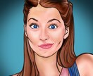 写真をもとにカッコいいイラスト描きます アイコン、ビジネス利用、記念日などにいかがですか。 イメージ2