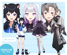 TRPG・Vtuber等◆胸上〜全身立ち絵描きます キャッチーで生き生きとしたキャラクターデザインが得意です！ イメージ7
