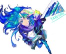 ご希望のイラスト制作いたします アイコンや壁紙などなど使えます！！要望があれば答えますよ イメージ3
