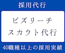 ビズリーチのスカウト代行いたします 40職種以上の採用実績。スカウト送信代行します。 イメージ1