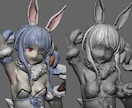 フィギュア用3Dデータを製作致します 先方の要望に合わせてジャンル問わず製作致します。 イメージ1