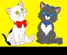 猫ちゃんのイラスト描きます 記念日やちょっとしたプレゼントに如何でしょうか？ イメージ3