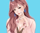 商用利用OK！！美人で素敵なイラストお描き致します 色っぽくて可愛い素敵なイラストをお描き致します イメージ3