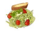 料理、ドリンクなどのイラスト作成します メニュー写真を送るだけで雰囲気のあるイラストを描きます！ イメージ3