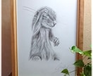 ペット・動物を鉛筆デッサンで描きます ペット・動物・似顔絵　・ペットロス・モノクロデッサン イメージ4