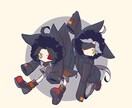 キュートで可愛いデフォルメイラストアイコン承ります かわいさ重視デフォルメ調のちびキャライラストを格安にて対応。 イメージ4