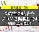 月間7万PVブログにあなたの広告を掲載します 700以上の記事全てに掲載するので高い閲覧率！ イメージ1