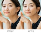 レタッチのプロが人物写真を綺麗に修正します ハイクオリティな写真修正加工を行います イメージ1