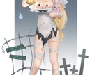 綺麗な線画で、キャラが際立つイラストを描きます オリジナルキャラ・VTuberの活動絵など大歓迎！！ イメージ4