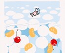お好きな動物と食べ物のイラスト描きます お好きな動物と食べ物を組み合わせたイラストを描きます イメージ3
