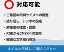 AIで生成したデザインを印刷できるようにします トンボや塗り足し、文字の崩れなど軽微な修正を行います イメージ2