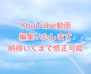 YouTube動画制作いたします YouTube動画制作！！YouTubeに動画を上げよう イメージ1