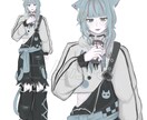 商用利用可能な立ち絵制作いたします 厚塗り風の絵柄でかわいい立ち絵が欲しい方おすすめ イメージ7