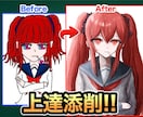 上達指導!初心者向けにイラスト添削します 改善ポイントを解説、イラスト添削。次の練習案など提案 イメージ1