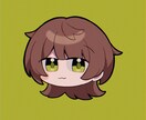 顔のみデフォルメイラスト描きます SNSアイコンや配信画面の簡易立ち絵等におすすめです！ イメージ2