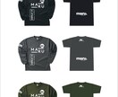 オリジナルのドライフィットロンTを作成します スポーツチーム練習着、ユニホーム、クラスTシャツ、記念Tなど イメージ1