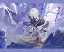 空気感のあるイラスト制作を致します アイコン/立ち絵/一枚絵/キャラデザ幅広く対応致します！ イメージ9