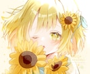 可愛いアイコンお届けします 癒される優しい色合いの女の子のアイコン描きます♡ イメージ4