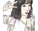 お洒落なイラスト描きます SNSで見かけるプロフィール画像にあなたも！ イメージ3