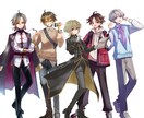 TRPG・動画・ゲームなどの立ち絵制作します アイコンから全身サイズまで人物イラスト制作します イメージ2