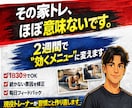 1日30分！ 2週間分の家トレメニュー作成します 家トレメニュー作成＆毎日フィードバックいたします！ イメージ1