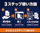 見積書〜請求書・入出金管理！これ1つで完了します 書類5種+入出金台帳をオールインワンで イメージ3