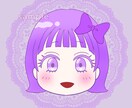 推しカラーアイコン描きます｜量産ちび・7色選べます 推しとお揃い色で“ちゃんと可愛い”アイコンに仕上げます♡ イメージ5