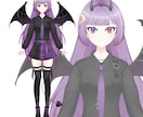 Vtuber向けLive2Dモデル制作します 商用利用可・キャラデザ～モデリングまで制作可 イメージ2