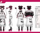 唯一無二のキャラデザ、魅力的なイラストを制作します 独創的なキャラデザが得意です！かっこいいも可愛いも対応可能！ イメージ2