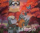 商用利用可能】柔らかい印象の一枚絵を作成いたします 人物からケモノまで多彩なキャラクターを優しいタッチで制作！ イメージ2