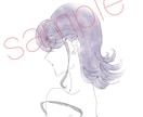 商用OKシンプルで儚げなイラスト、アイコン描きます あなたのキャラクターに優しさと儚げさを持たせます！ イメージ2