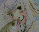 感情を描いたイラストを制作します 一度見たら、頭の奥に残る絵を描き忘れられない。 イメージ1
