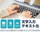 PCが苦手時間がない…そういう方へ！入力代行します 画像データテキスト化入力代行動画文字起こし格安代行します！ イメージ2