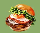 SNSに使えるほっこり食べ物イラスト描きます 見て落ち着く、丁寧な仕上げの食べ物イラスト イメージ4