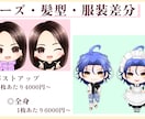 商用利用OK！ミニキャラのイラストオーダー承ります 立ち絵のミニキャラ可・キャラクターデザインも！ イメージ5