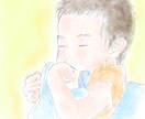 商用OK◆小さいお子様の似顔絵描きます 乳児〜保育園・幼稚園くらいのお子様の線画の似顔絵です イメージ3