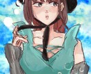SNS用のアイコンをバストアップイラストで描きます 詳しい指定があればそれに応じてイラスト描きます。 イメージ1