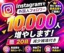 Instagramで1万人のフォロワー増やします 初回割引！フォロワー10,000人！振り分け可能！ イメージ3