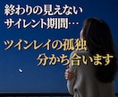 ツインレイの孤独☘️サイレント期間の苦しみ聴きます 自己肯定感/執着/手放し…疲れた心を癒やす否定されない場所✨ イメージ1