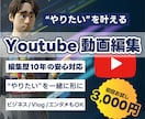 やりたい形に動画編集します 言葉にできなくても大丈夫！一緒に形にしましょう！ イメージ1