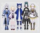キャラクター立ち絵制作いたします 商用利用料込み、表情差分のおまけ1種付き！ イメージ3