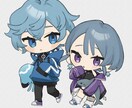 シンプルかわいいSDイラストを描きます 二次利用OK◇動画素材/TRPG/フラスタ/グッズなどに イメージ2