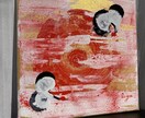 アクリル抽象画 描きます 抽象画やイメージ画をキャンバスに描きます イメージ1