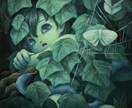 キャンバスにアナログイラストをお描きします プレゼントやインテリアなどにいかがでしょうか？ イメージ3