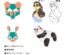 描き下ろし素材でより効果的なSNS画像を作成します 他にないオリジナル素材を提供♪インパクトある投稿を実現します イメージ3