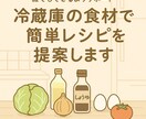 冷蔵庫の食材で簡単レシピをご提案します 冷蔵庫の余り物から現役料理人がぴったりなレシピを提案します！ イメージ1