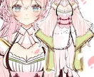 イラスト＆Live2Dモデリング制作致します イラスト制作・モデリングが難しそうという方向け！ イメージ2