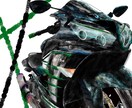 ライダー向けのイラストを出品します バイクorヘルメットなどのイラストを出品します イメージ4